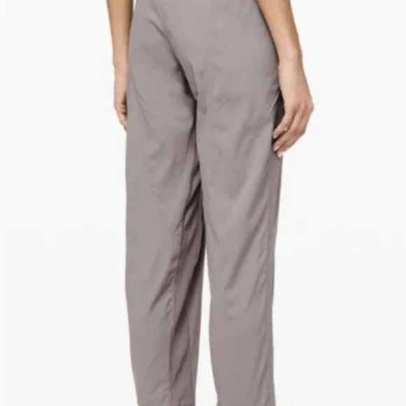 LULULEMON ATHLETICA Half Moon Dance STUDIO CROP PANTS Cinch *No Liner 12 XL - Picture 2 of 9